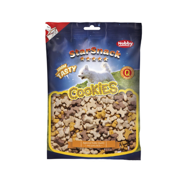 تشویقی سگ نوبی مدل Star Snack Cookies وزن 500 گرم