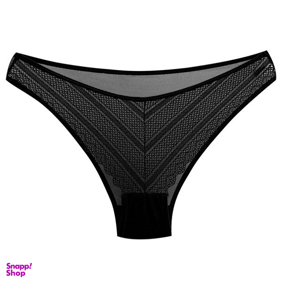 ست شورت و سوتین زنانه میسا مدل فنردار گیپوری کد 4717-6035 رنگ مشکی