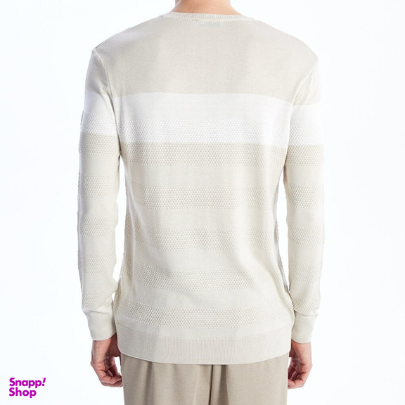 پلیور یقه گرد مردانه ال سی وایکیکی مدل اسلیم افکت