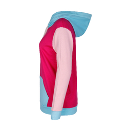 هودی اسپرت لوینت مدل کالرفول کد 6242 رنگ زمینه  سرخابی