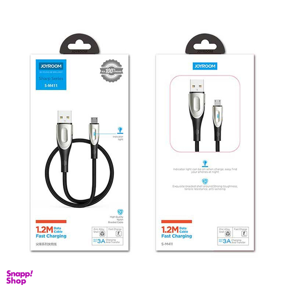 کابل شارژ MicroUSB جوی روم مدل S-M411 طول 1.2 متر
