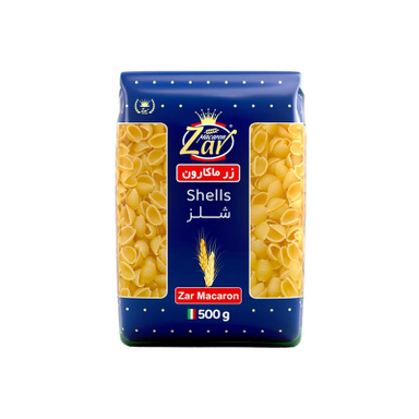 ماکارونی شلز زر ماکارون وزن 500 گرم