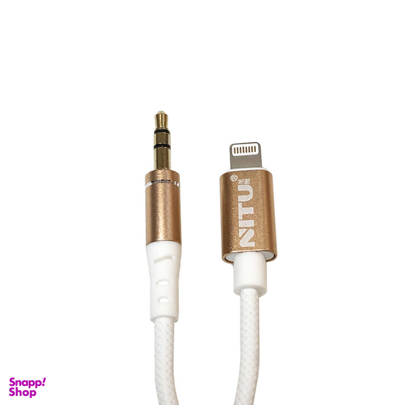 کابل تبدیل لایتنینگ به AUX نیتو مدل NT-AUX010 طول 1 متر