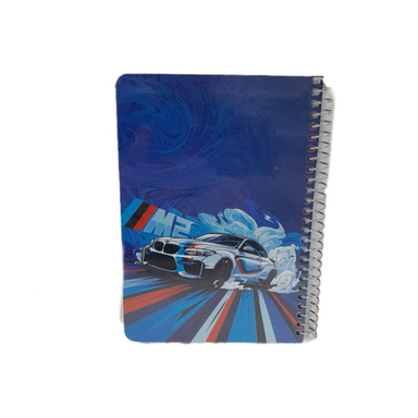 دفترچه یادداشت سیمی ۸۰ برگ سویل طرح ماشین کد 226