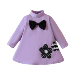 پیراهن نوزادی شین کد 5665 رنگ بنفش