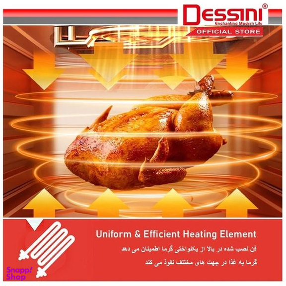 سرخ کن بدون روغن دسینی مدل DS666