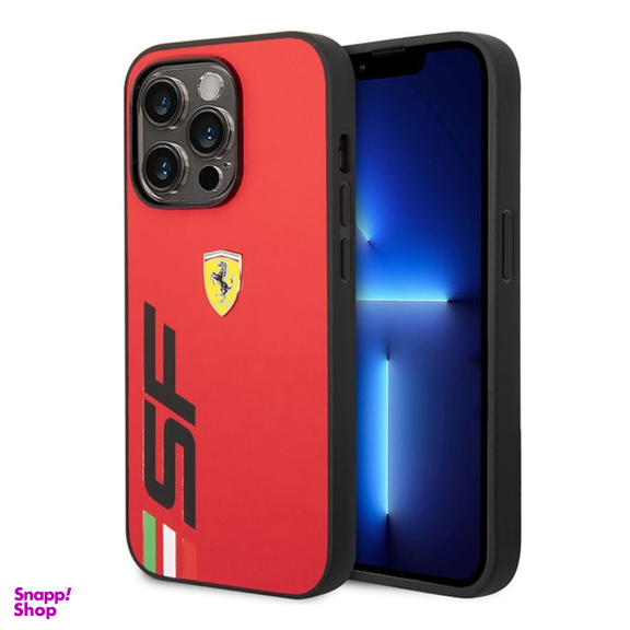 قاب موبایل چرمی سی جی مدل Ferrari Leather Case کد 183813 مناسب iPhone 14 Pro