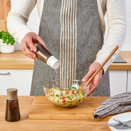 نمک و فلفل پاش ایکیا مدل Halvtom بسته 2 عددی