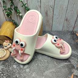 دمپایی زنانه زیتون مدل فراگ کد 145229 نصر رنگ صورتی