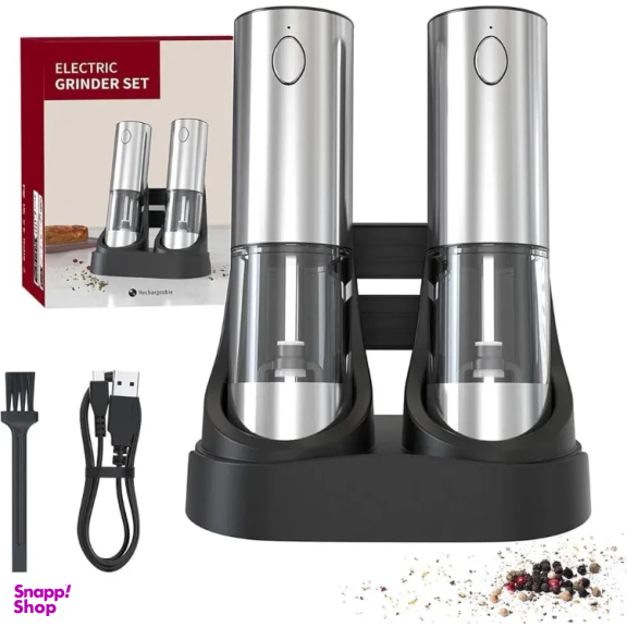 آسیاب فلفل شارژی هوهاو مدل Electric Grinder بسته 2 عددی
