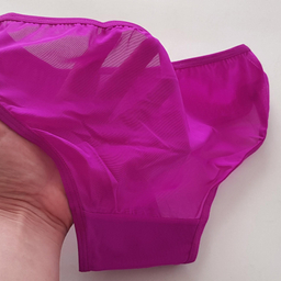 ست شورت و سوتین زنانه پانیذ مدل ساتن فنردار کد 4649 رنگ سرخابی