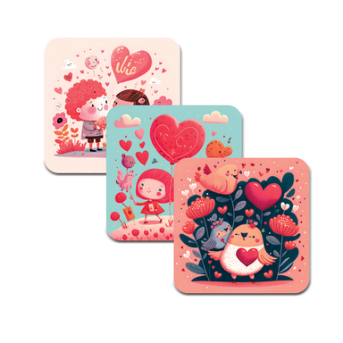 مگنت لاژید طرح کارتونی مجموعه 3 عددی