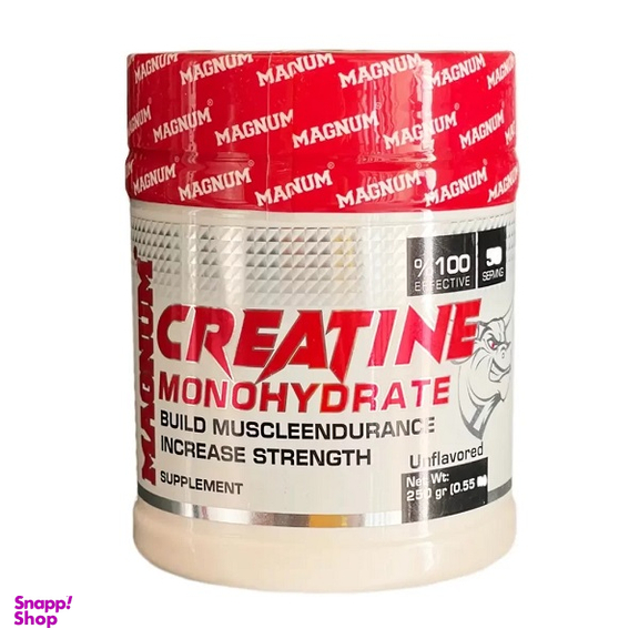 پودر کراتین مگنوم مدل مونوهیدرات وزن 250 گرم