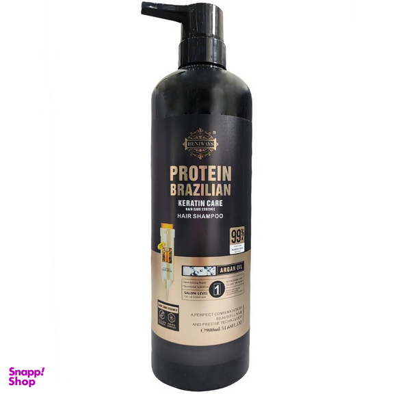 شامپو تقویت کننده مو هنی وی مدل Keratin Care حجم 900 میلی لیتر