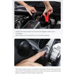 جامپ استارتر خودرو باسئوس مدل Super Energy 4-in-1 Car Jump Starter 1200A