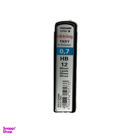 مداد اتود 0.7 روترینگ مدل تیکی کد 8031 به همراه نوک مداد HB 12 و پاک کن B20