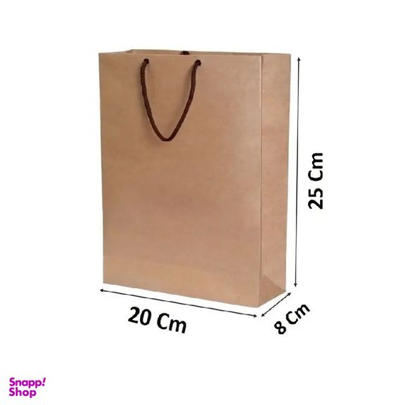 پاکت هدیه ساده کد K20 سایز 25×20 سانتی متر مجموعه 12 عددی