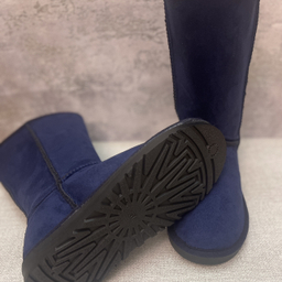 بوت زنانه طرح آگ کد A12 رنگ سرمه ای