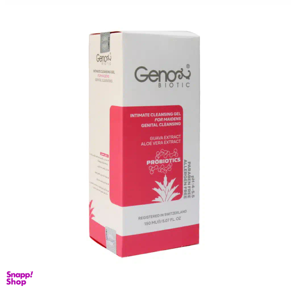 ژل بهداشتی دوشیزگان ژنوبایوتیک مدل Probiotic حجم 150 میلی‌ لیتر