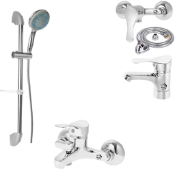 ست شیرآلات اندیکا مدل دریا اکو کد Y5 مجموعه 5 عددی