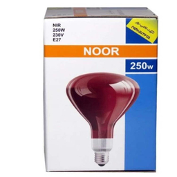 لامپ مادون قرمز 250 وات لامپ نور کد E27