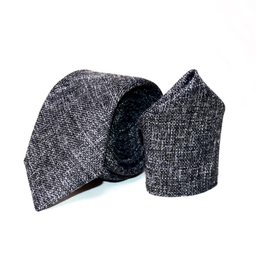ست کراوات و دستمال جیب مردانه آیکت مدل محو