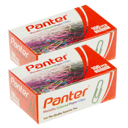 گیره کاغذ پنتر مدل رنگی بسته 2 عددی