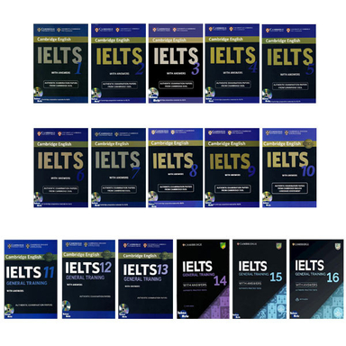 کتاب Cambridge IELTS General اثر جمعی از نویسندگان انتشارات زبان مهر مجموعه 16 جلدی