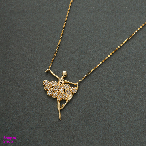 گردنبند طلا 18 عیار زنانه جواهری سون کد 2391