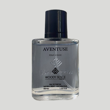 عطر جیبی وودی سنس مدل Aventuse حجم 30 میلی‌لیتر