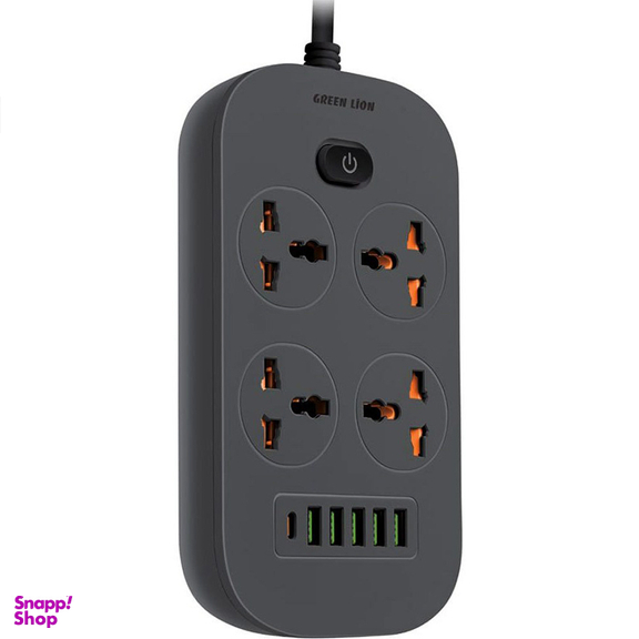 چند راهی برق 40 وات گرین لاین مدل Smart IQ Safety