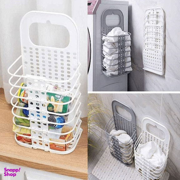 سبد رخت چرک مدل تاشو سیلیکونی