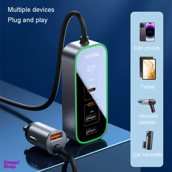 شارژر فندکی 97 وات یسیدو مدل Y53