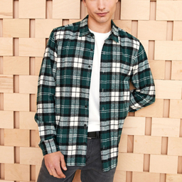 پیراهن آستین بلند مردانه ال سی وایکیکی مدل charpo0