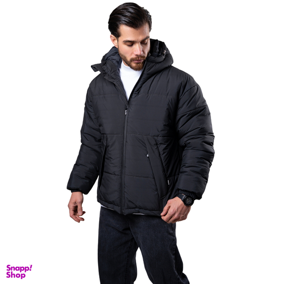 کاپشن مردانه مدل باکسی کد 2 رنگ مشکی