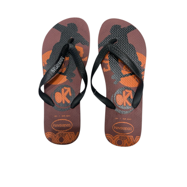 دمپایی مدل havaianas کد hav20 رنگ قهوه‌ای