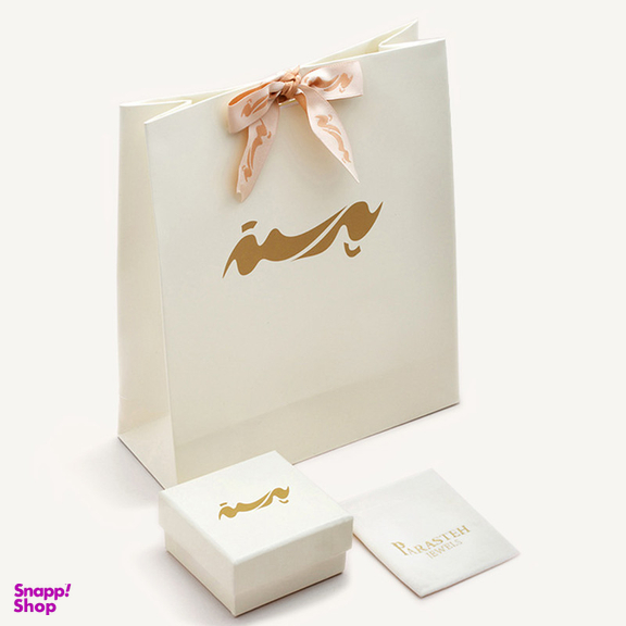 انگشتر طلا 18 عیار زنانه پرسته مدل موج