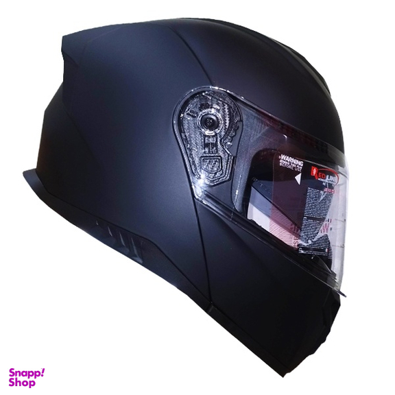 کلاه کاسکت ردلاین مدل فک متحرک عینک دار کد RE938_3