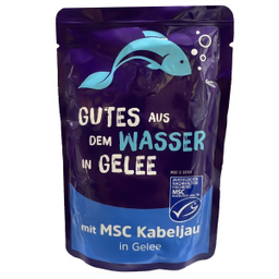 پوچ گربه بالغ کوشیدا طعم ماهی کاد در ژله وزن 85 گرم