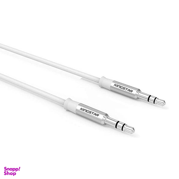کابل صوتی Jack 3.5mm کینگ استار مدل KA53 AUX طول 1 متر