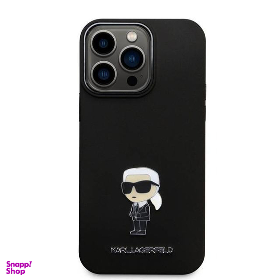 کاور گوشی موبایل کارل لاگرفلد مدل Silicone مناسب برای اپل iPhone 15 Pro