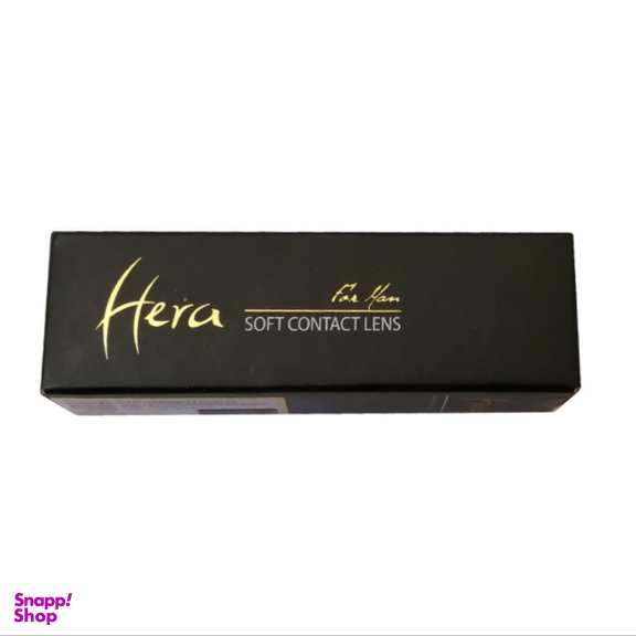 لنز رنگی سالیانه هرا شماره 09 کد RYA310 رنگ سبز طوسی دور مشکی