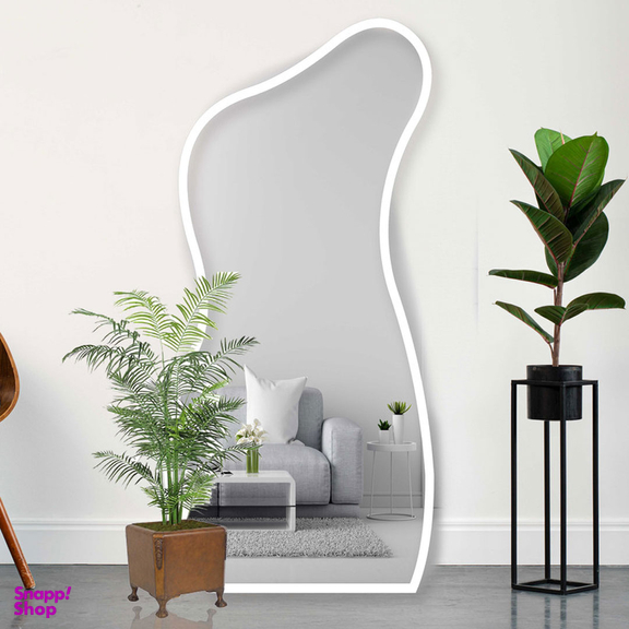 آینه مدل قدی چوبی طرح آوا w-90-180