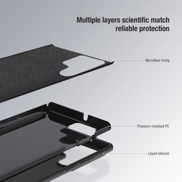 کاور نیلکین مدل CamShield Silky Silicon مناسب برای گوشی موبایل سامسونگ Galaxy S23 Ultra
