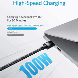 کابل دیتا 100 وات Type-C انکر مدل 333 طول 1 متر