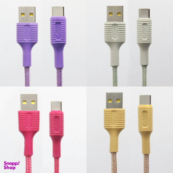 کابل تبدیل USB به لایتنینگ شی کریزما مدل صبا طول 1.2 متر