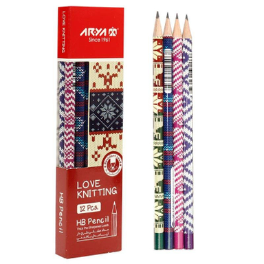 مداد مشکی آریا مدل 3046 بسته 12 عددی