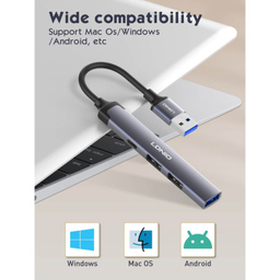 هاب 4 پورت USB 3.0 الدینیو مدل DS-44C