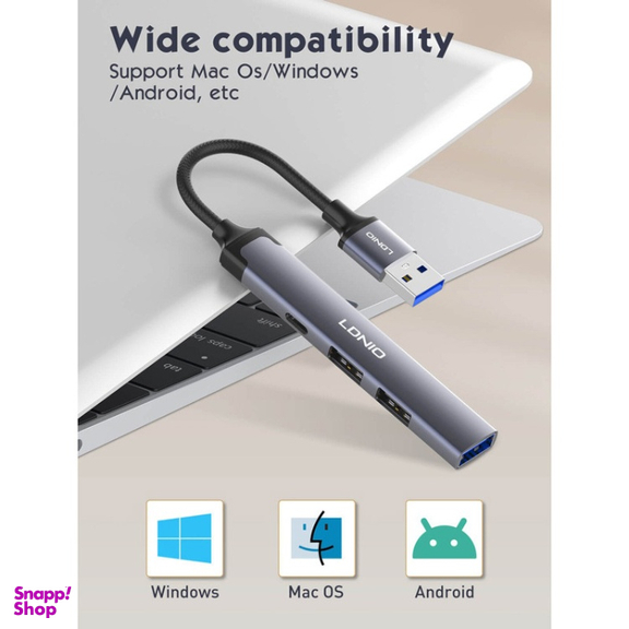 هاب 4 پورت USB 3.0 الدینیو مدل DS-44C