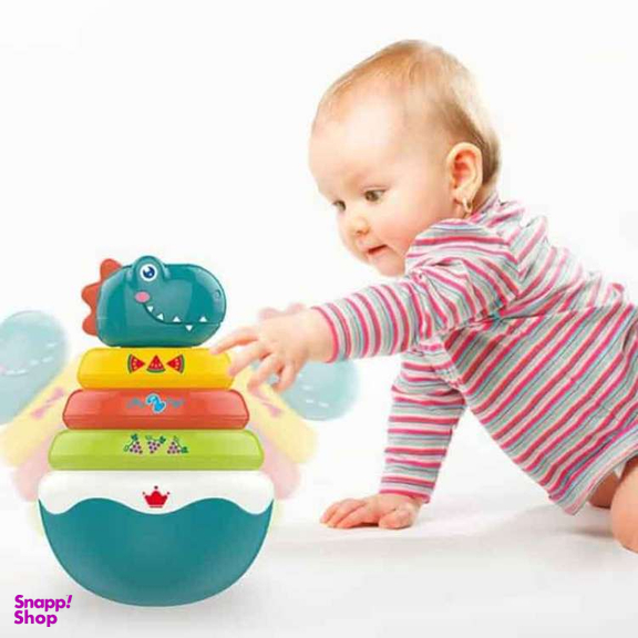 پازل حلقه ای هانگر مدل دایناسور کد 0298 رنگ سبز